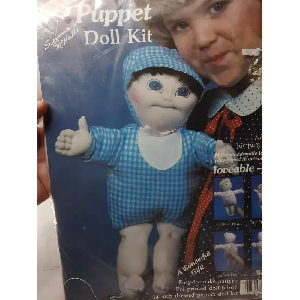 Vintage McNeill Needlework & Crafts Puppet Doll Kit No 6119 Jumping Jimmy 14